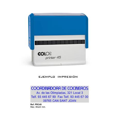 Sello de goma Colop Printer C45