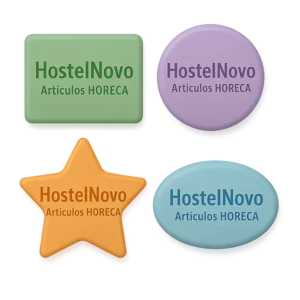 Artículos personalizados para regalo empresas. Pastillas de jabón personalizadas canal HORECA.